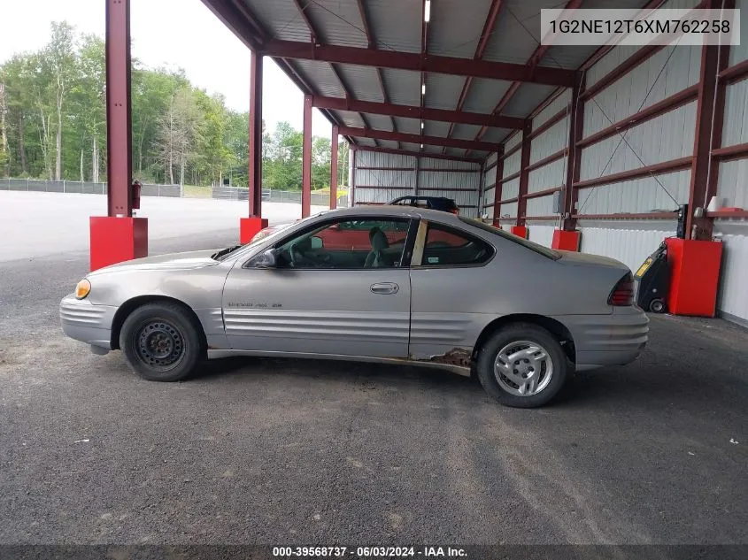 1999 Pontiac Grand Am Se VIN: 1G2NE12T6XM762258 Lot: 39568737