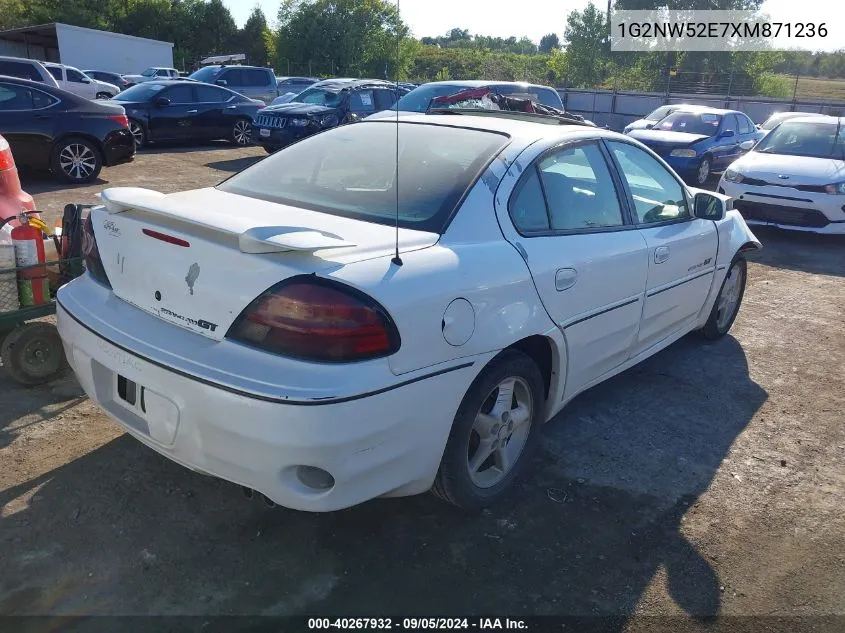 1999 Pontiac Grand Am Gt VIN: 1G2NW52E7XM871236 Lot: 40267932