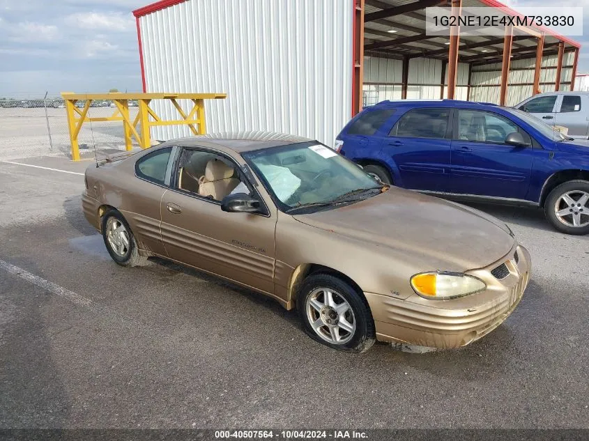 1999 Pontiac Grand Am Se1 VIN: 1G2NE12E4XM733830 Lot: 40507564