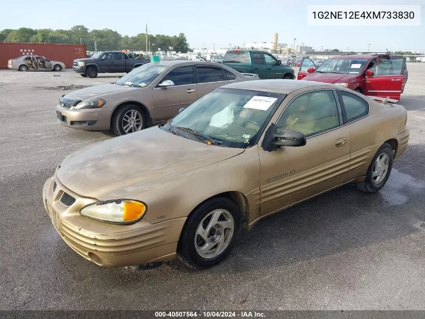 1999 Pontiac Grand Am Se1 VIN: 1G2NE12E4XM733830 Lot: 40507564