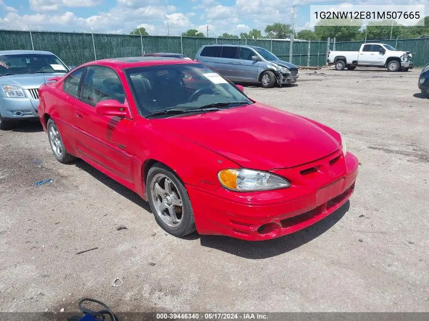 2001 Pontiac Grand Am Gt VIN: 1G2NW12E81M507665 Lot: 39446340