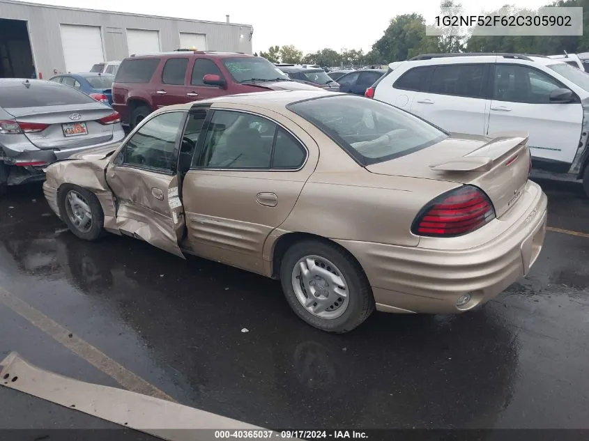 2002 Pontiac Grand Am Se1 VIN: 1G2NF52F62C305902 Lot: 40365037