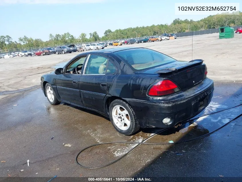 2002 Pontiac Grand Am Gt1 VIN: 1G2NV52E32M652754 Lot: 40515641