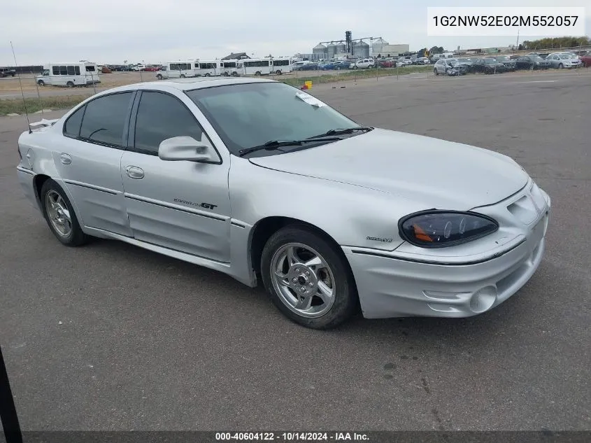 2002 Pontiac Grand Am Gt VIN: 1G2NW52E02M552057 Lot: 40604122