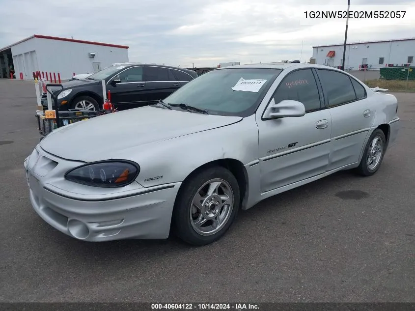 2002 Pontiac Grand Am Gt VIN: 1G2NW52E02M552057 Lot: 40604122