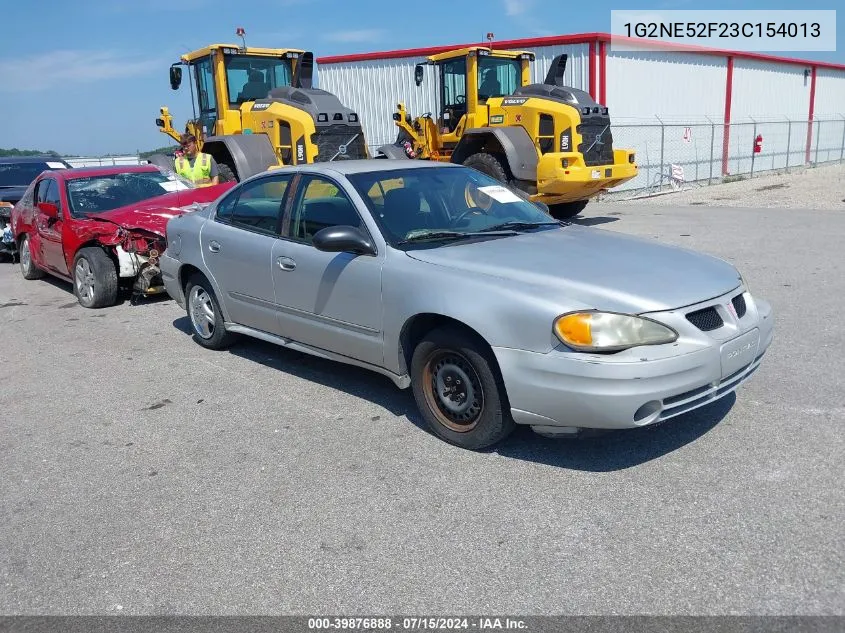 2003 Pontiac Grand Am Se VIN: 1G2NE52F23C154013 Lot: 39876888