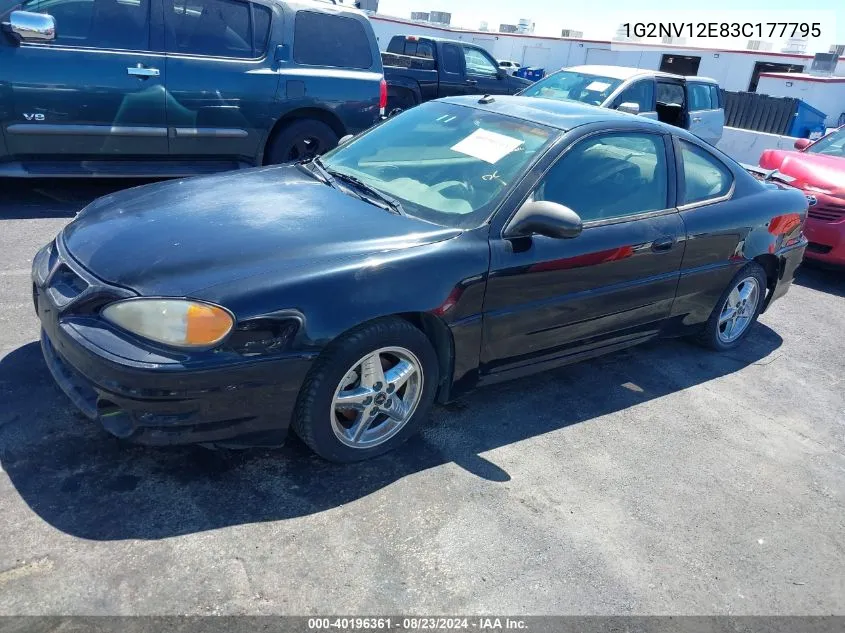 2003 Pontiac Grand Am Gt1 VIN: 1G2NV12E83C177795 Lot: 40196361