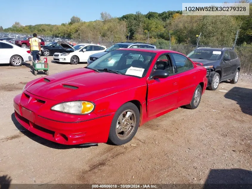 2003 Pontiac Grand Am Gt VIN: 1G2NW52EX3C279328 Lot: 40506018