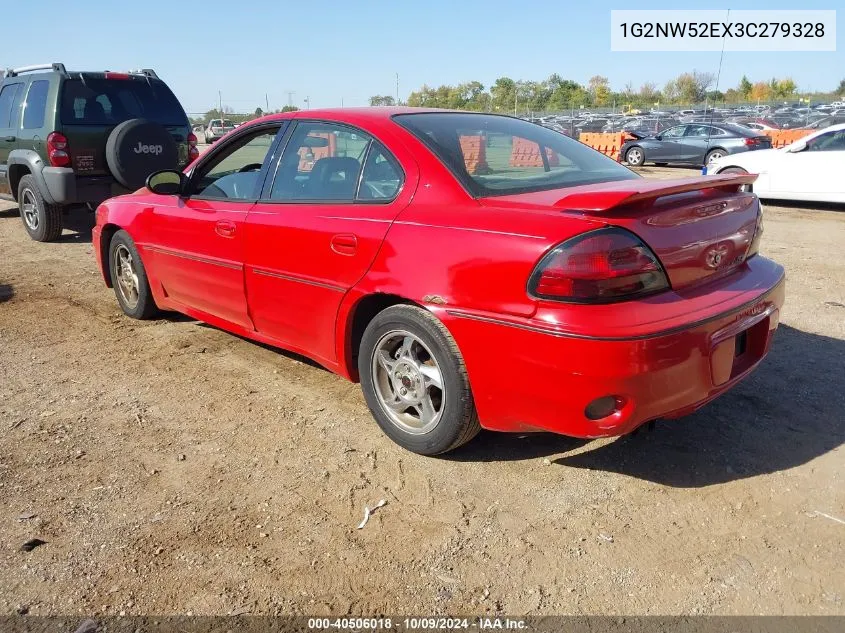 2003 Pontiac Grand Am Gt VIN: 1G2NW52EX3C279328 Lot: 40506018