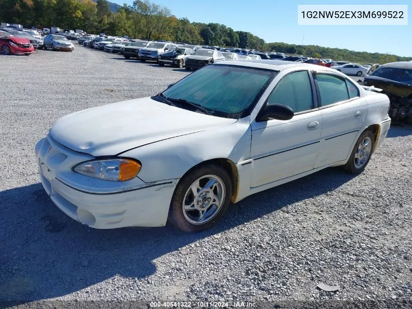 2003 Pontiac Grand Am Gt VIN: 1G2NW52EX3M699522 Lot: 40541322