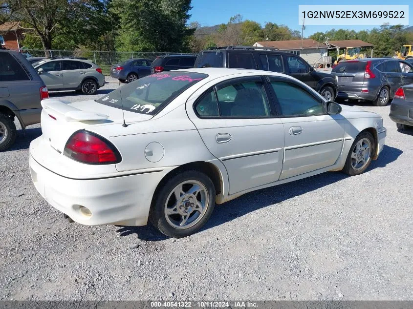 2003 Pontiac Grand Am Gt VIN: 1G2NW52EX3M699522 Lot: 40541322