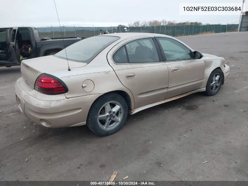 1G2NF52E03C303684 2003 Pontiac Grand Am Se1