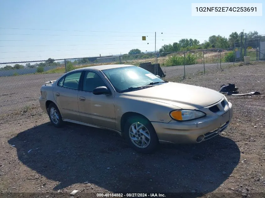 1G2NF52E74C253691 2004 Pontiac Grand Am Se1