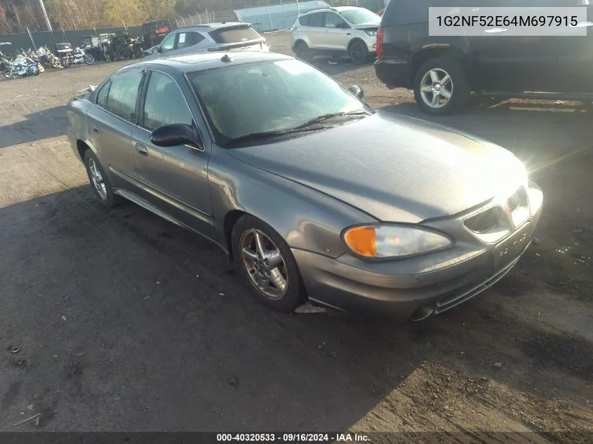 2004 Pontiac Grand Am Se1 VIN: 1G2NF52E64M697915 Lot: 40320533