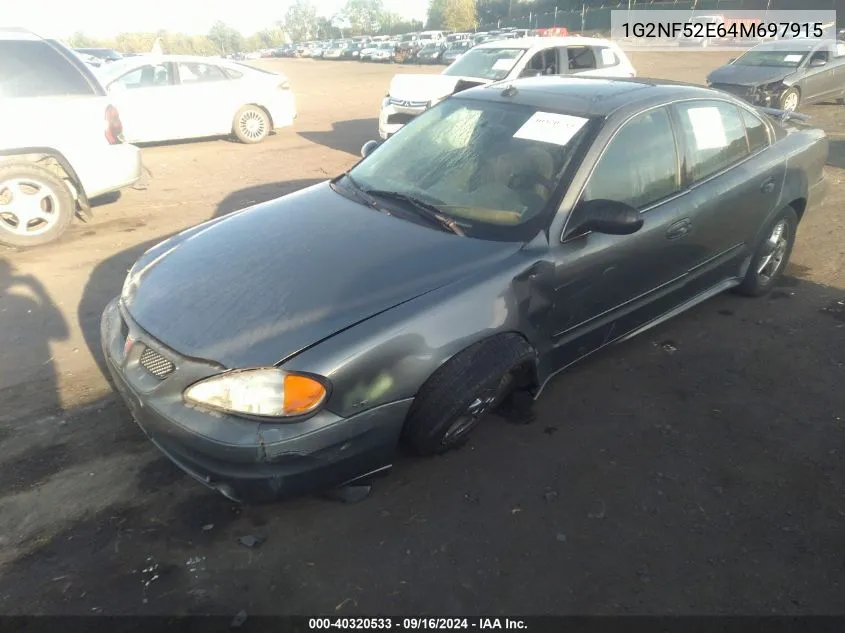 2004 Pontiac Grand Am Se1 VIN: 1G2NF52E64M697915 Lot: 40320533