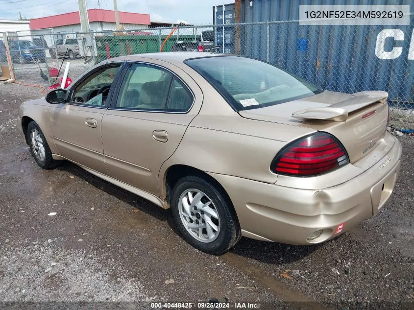 1G2NF52E34M592619 2004 Pontiac Grand Am Se1