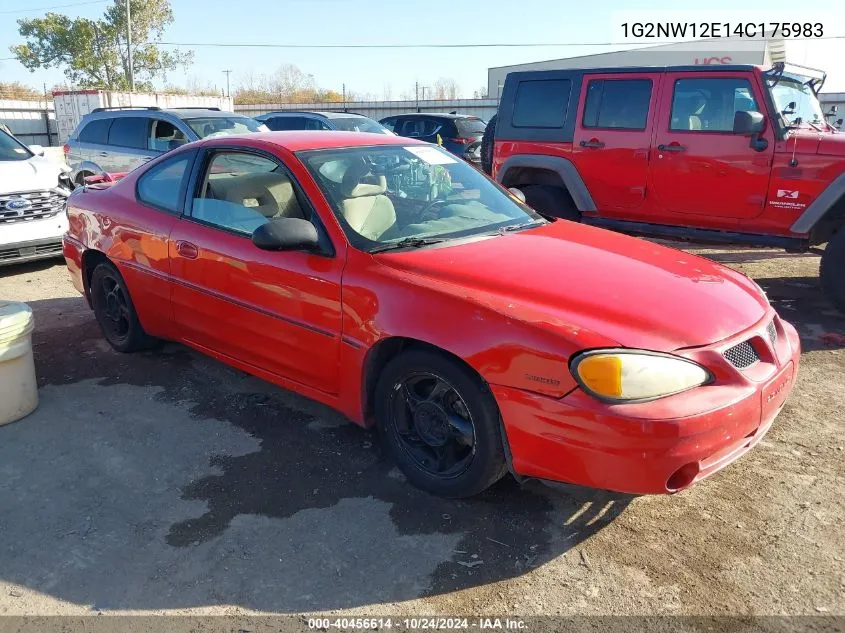 2004 Pontiac Grand Am Gt VIN: 1G2NW12E14C175983 Lot: 40456614