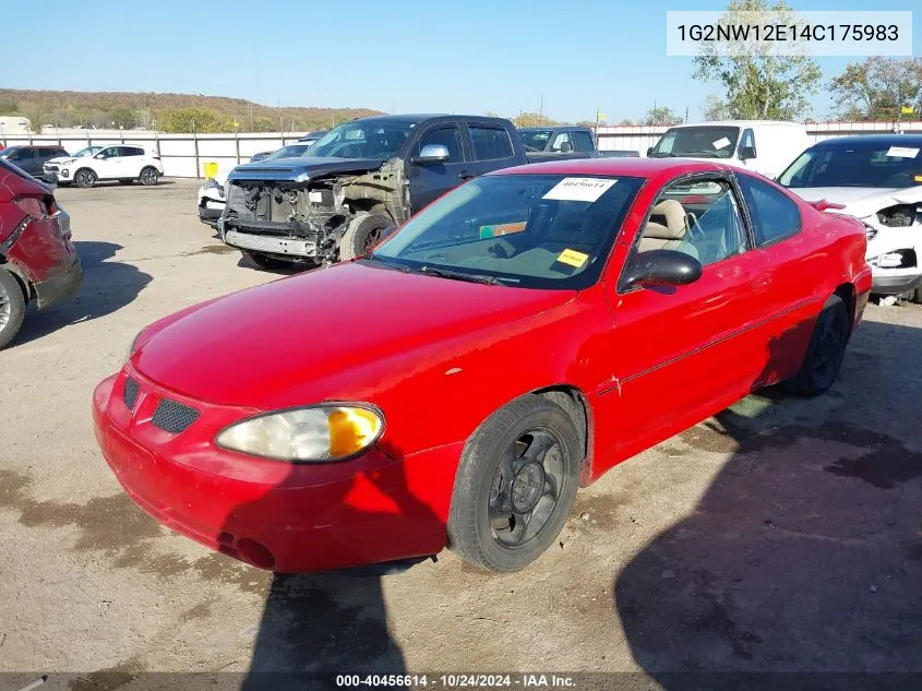 2004 Pontiac Grand Am Gt VIN: 1G2NW12E14C175983 Lot: 40456614