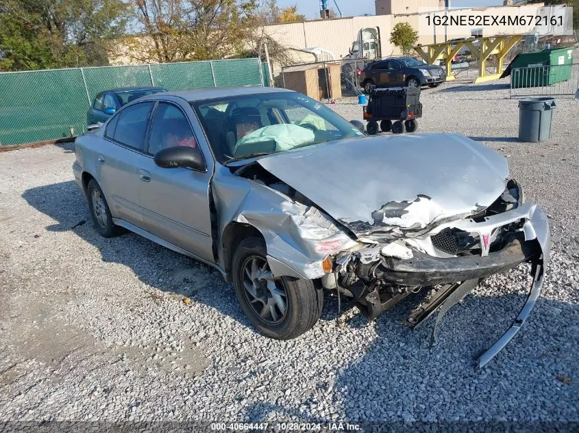 2004 Pontiac Grand Am VIN: 1G2NE52EX4M672161 Lot: 40664447