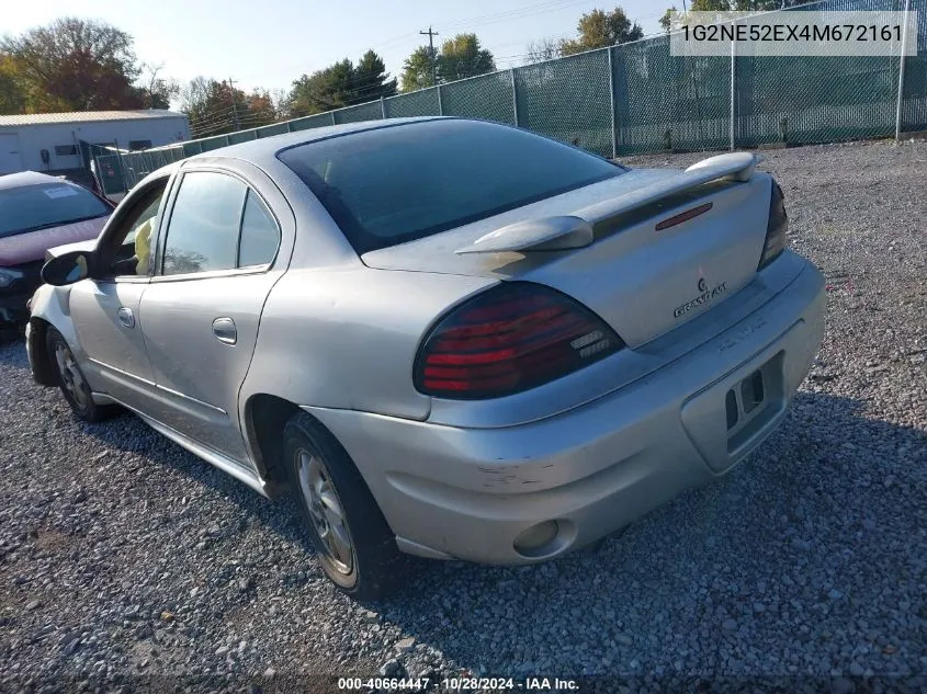 2004 Pontiac Grand Am VIN: 1G2NE52EX4M672161 Lot: 40664447