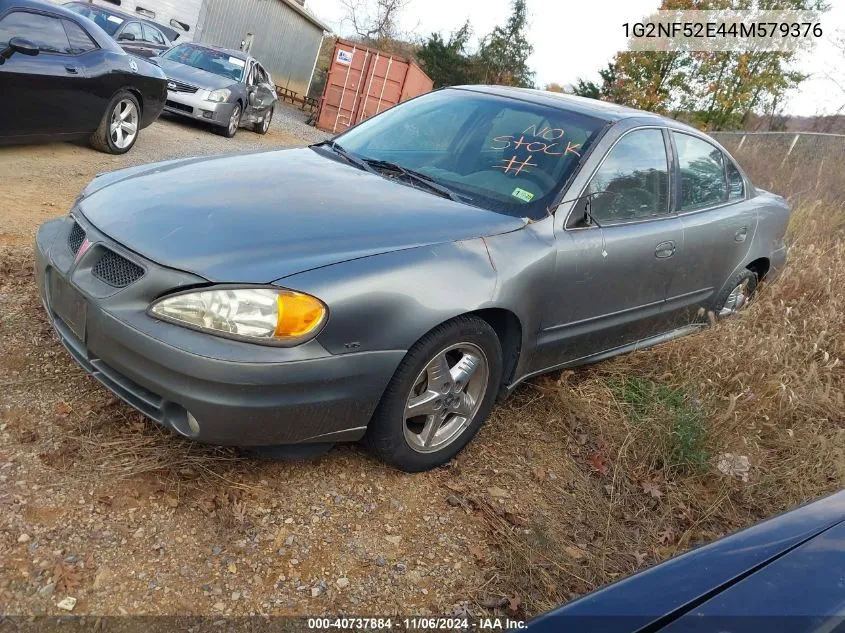 2004 Pontiac Grand Am Se1 VIN: 1G2NF52E44M579376 Lot: 40737884