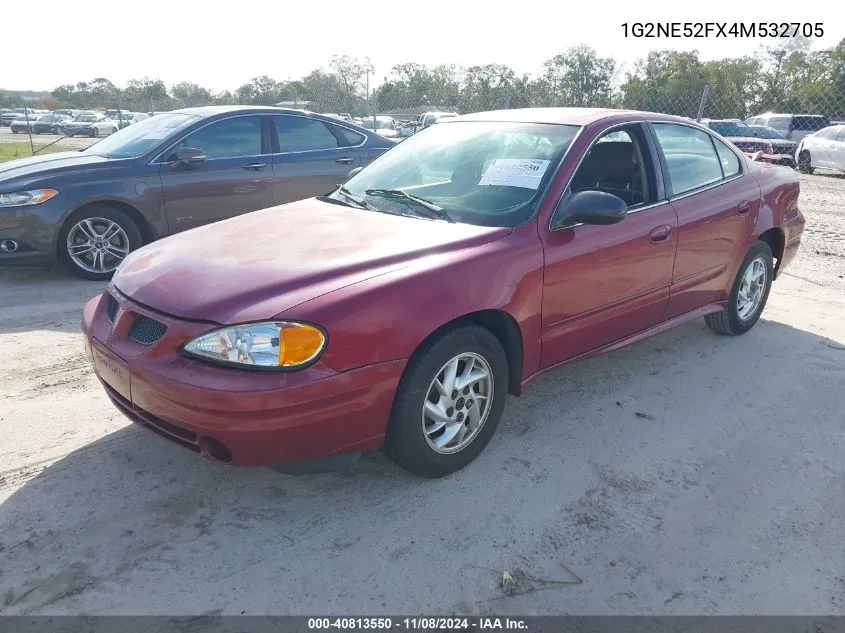 2004 Pontiac Grand Am Se VIN: 1G2NE52FX4M532705 Lot: 40813550