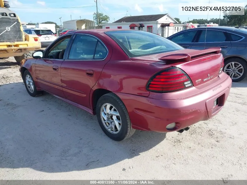 2004 Pontiac Grand Am Se VIN: 1G2NE52FX4M532705 Lot: 40813550