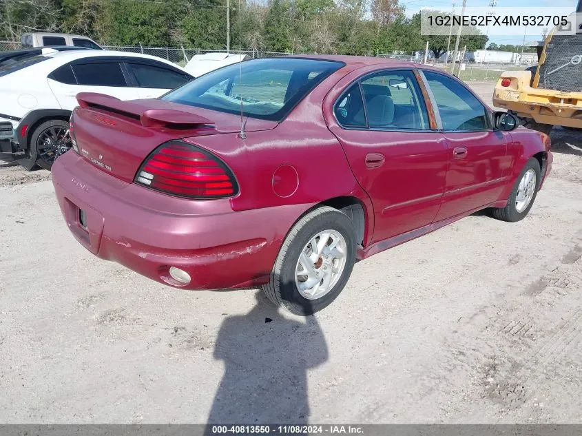 2004 Pontiac Grand Am Se VIN: 1G2NE52FX4M532705 Lot: 40813550