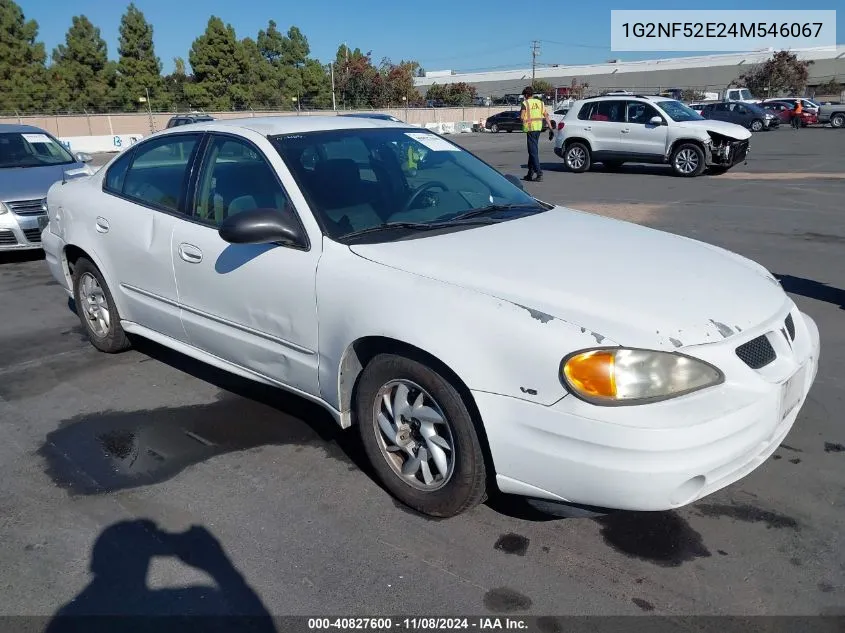 2004 Pontiac Grand Am Se1 VIN: 1G2NF52E24M546067 Lot: 40827600