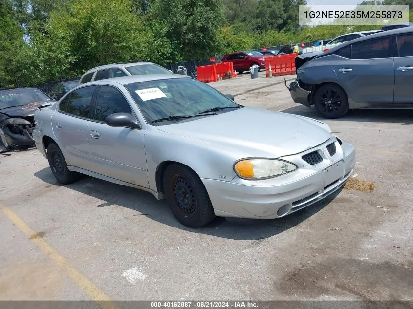 2005 Pontiac Grand Am Se VIN: 1G2NE52E35M255873 Lot: 40162887