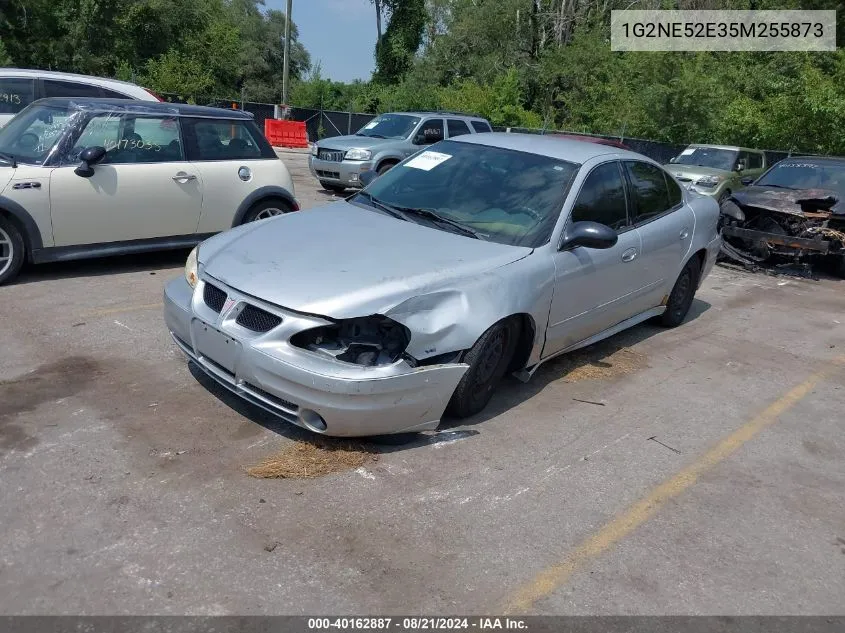 2005 Pontiac Grand Am Se VIN: 1G2NE52E35M255873 Lot: 40162887