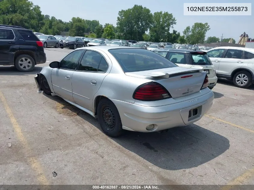 2005 Pontiac Grand Am Se VIN: 1G2NE52E35M255873 Lot: 40162887