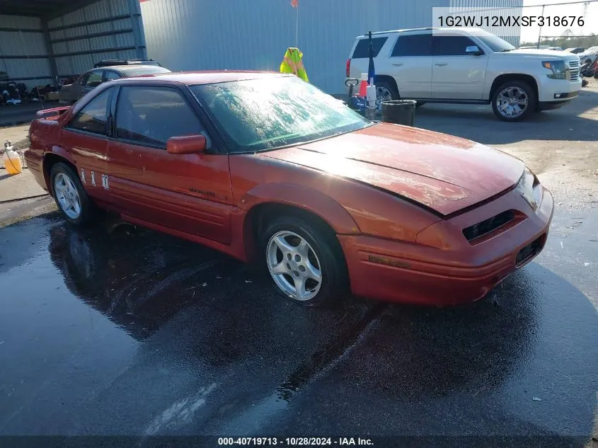 1995 Pontiac Grand Prix Se VIN: 1G2WJ12MXSF318676 Lot: 40719713