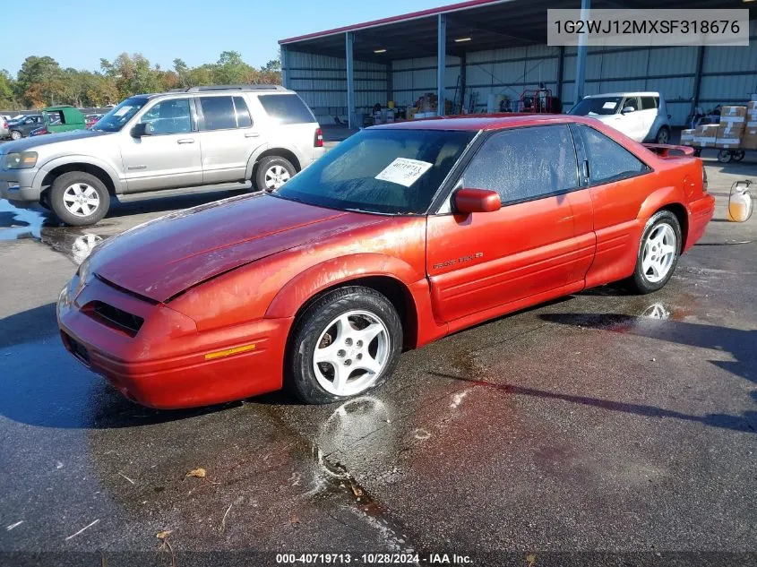 1995 Pontiac Grand Prix Se VIN: 1G2WJ12MXSF318676 Lot: 40719713