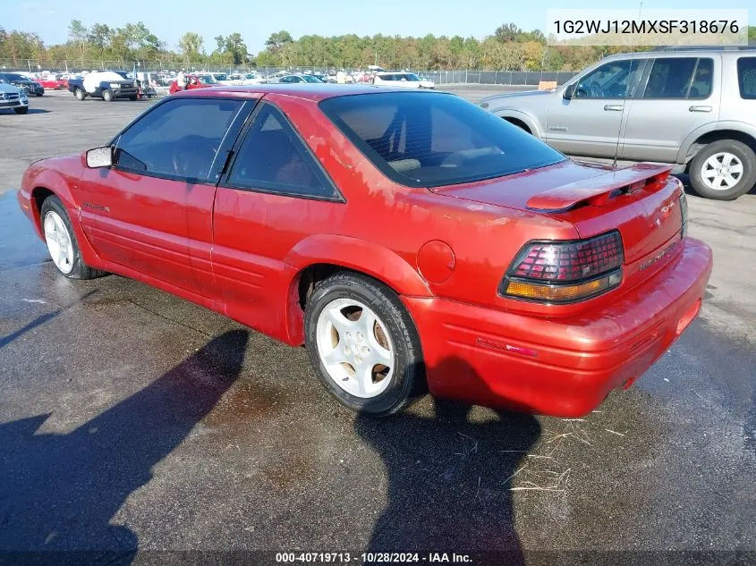 1995 Pontiac Grand Prix Se VIN: 1G2WJ12MXSF318676 Lot: 40719713