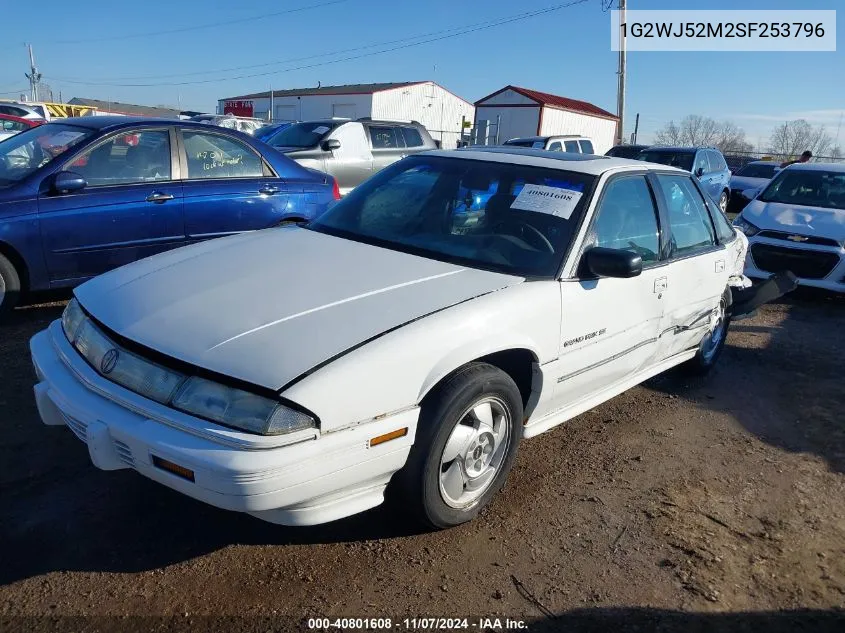 1995 Pontiac Grand Prix Se VIN: 1G2WJ52M2SF253796 Lot: 40801608