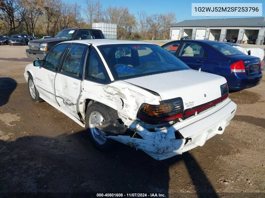 1995 Pontiac Grand Prix Se VIN: 1G2WJ52M2SF253796 Lot: 40801608