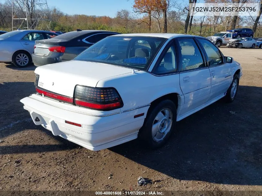 1995 Pontiac Grand Prix Se VIN: 1G2WJ52M2SF253796 Lot: 40801608