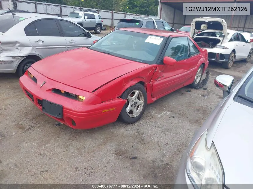 1996 Pontiac Grand Prix Se VIN: 1G2WJ12MXTF262126 Lot: 40076777