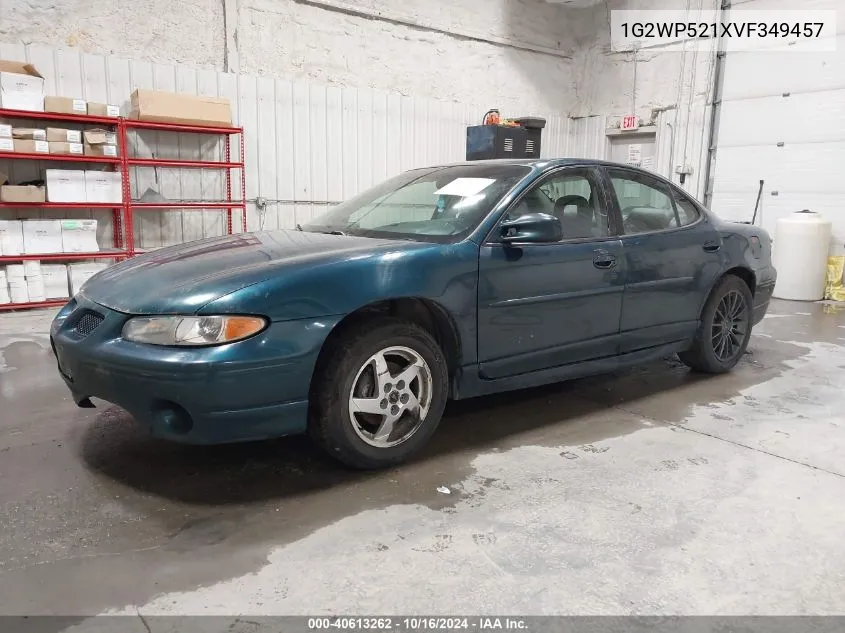 1997 Pontiac Grand Prix Gt VIN: 1G2WP521XVF349457 Lot: 40613262