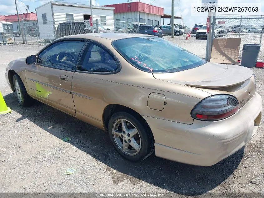 1998 Pontiac Grand Prix Gt VIN: 1G2WP12K2WF267063 Lot: 39845610