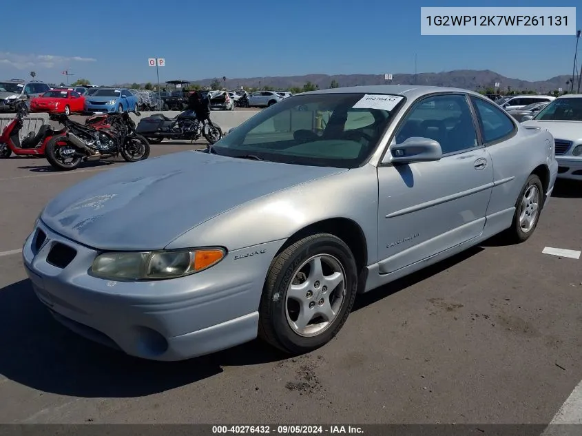 1998 Pontiac Grand Prix Gt VIN: 1G2WP12K7WF261131 Lot: 40276432