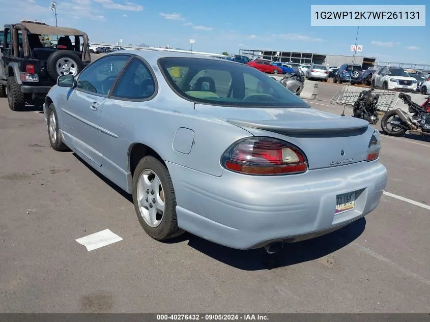 1998 Pontiac Grand Prix Gt VIN: 1G2WP12K7WF261131 Lot: 40276432