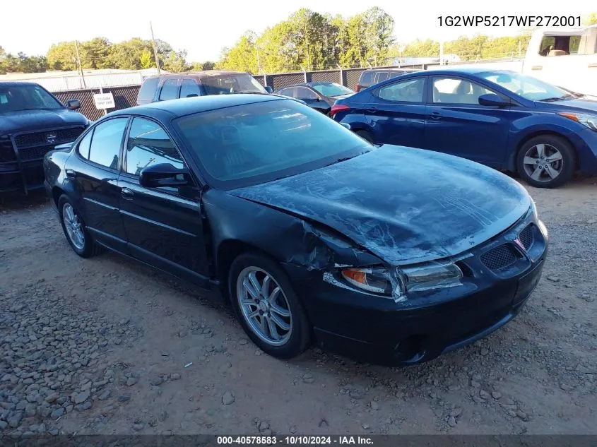 1998 Pontiac Grand Prix Gt VIN: 1G2WP5217WF272001 Lot: 40578583