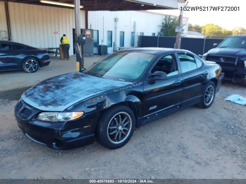 1998 Pontiac Grand Prix Gt VIN: 1G2WP5217WF272001 Lot: 40578583