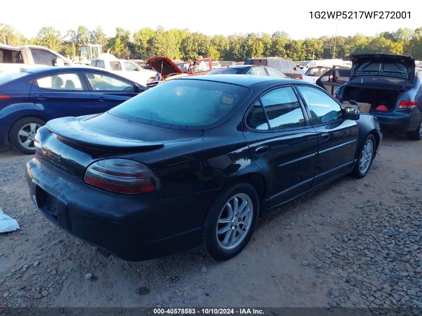 1998 Pontiac Grand Prix Gt VIN: 1G2WP5217WF272001 Lot: 40578583