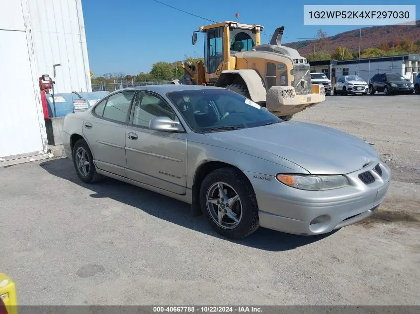 1999 Pontiac Grand Prix Gt VIN: 1G2WP52K4XF297030 Lot: 40667788