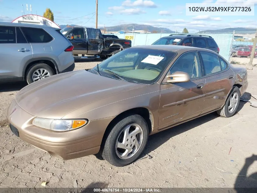 1999 Pontiac Grand Prix Se VIN: 1G2WJ52M9XF277326 Lot: 40676754