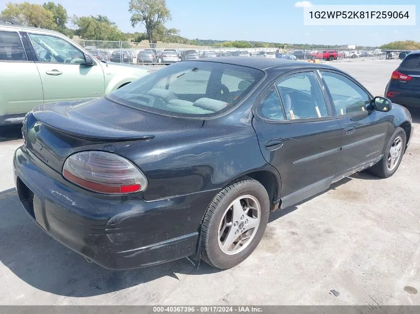 1G2WP52K81F259064 2001 Pontiac Grand Prix Gt