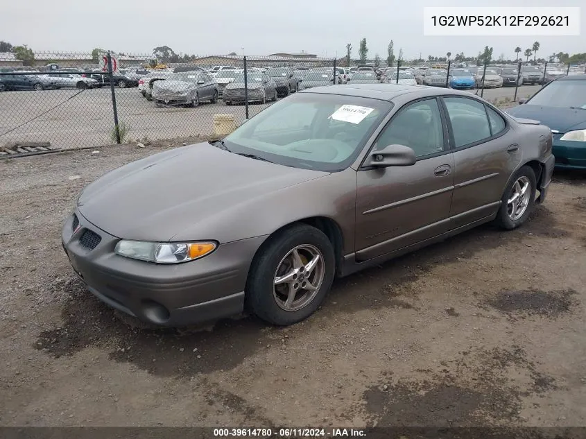 2002 Pontiac Grand Prix Gt VIN: 1G2WP52K12F292621 Lot: 39614780